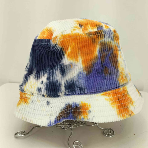 SUBLIMEROE タイダイ柄 コーデュロイ バケットハット レディース